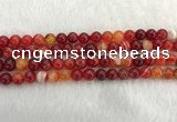 CAA1912 15.5 inches 8mm round banded agate gemstone beads