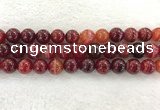 CAA1925 15.5 inches 14mm round banded agate gemstone beads