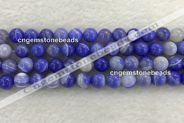 CAA1944 15.5 inches 12mm round banded agate gemstone beads