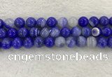 CAA1946 15.5 inches 16mm round banded agate gemstone beads