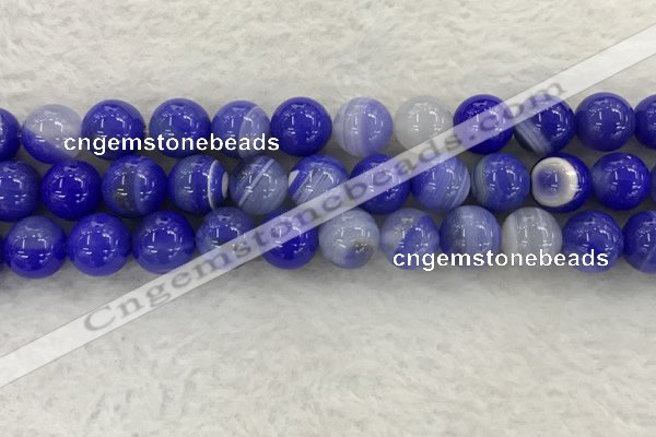 CAA1946 15.5 inches 16mm round banded agate gemstone beads