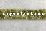 CAA1950 15.5 inches 4mm round banded agate gemstone beads