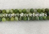 CAA1974 15.5 inches 12mm round banded agate gemstone beads