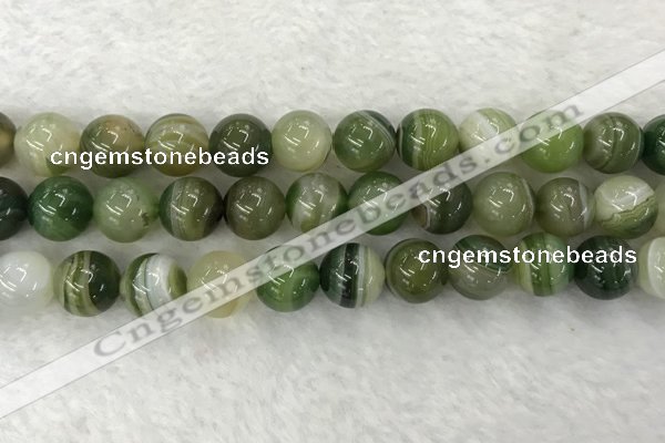 CAA1986 15.5 inches 16mm round banded agate gemstone beads