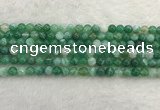 CAA2001 15.5 inches 6mm round banded agate gemstone beads