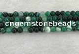 CAA2012 15.5 inches 8mm round banded agate gemstone beads