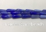 CAA2077 15.5 inches 10*30mm teardrop agate beads wholesale