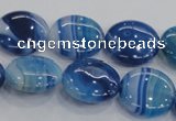 CAA208 15.5 inches 20mm flat round madagascar agate beads