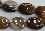 CAA212 15.5 inches 15*20mm oval madagascar agate beads