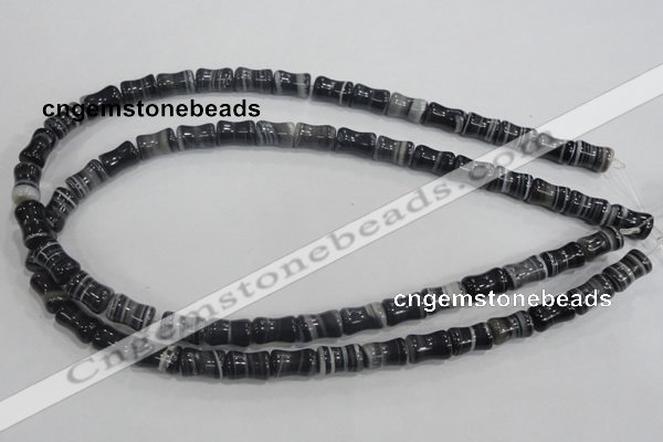 CAA213 15.5 inches 8*13mm bone madagascar agate beads