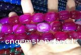 CAA2131 15.5 inches 13*18mm drum agate beads wholesale