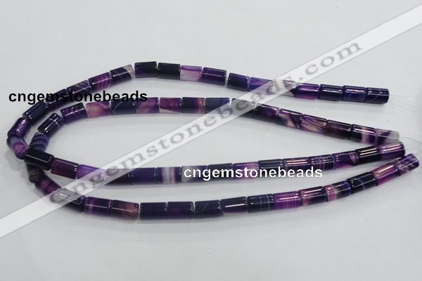 CAA216 15.5 inches 8*12mm column madagascar agate beads