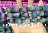 CAA2164 15.5 inches 15*20mm faceted teardrop agate beads