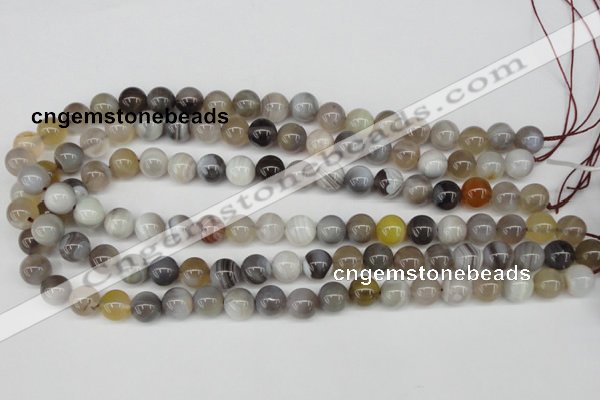 CAA225 15.5 inches 10mm round botswana agate gemstone beads