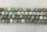 CAA2319 15.5 inches 10mm round banded agate gemstone beads