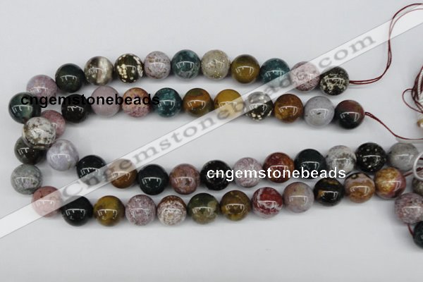 CAA233 15.5 inches 14mm round ocean agate gemstone beads wholesale