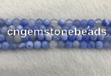 CAA2333 15.5 inches 8mm round banded agate gemstone beads