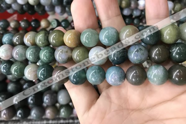 CAA2367 15.5 inches 12mm round Indian agate beads wholesale