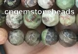 CAA2385 15.5 inches 6mm faceted round ocean agate beads wholesale