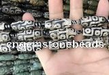 CAA2690 15.5 inches 12*30mm - 14*30mm rice tibetan agate dzi beads