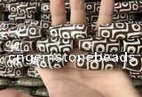 CAA2704 15.5 inches 14*38mm - 16*43mm rice tibetan agate dzi beads