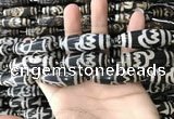 CAA2717 15.5 inches 14*38mm - 16*43mm rice tibetan agate dzi beads