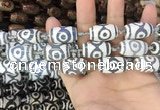 CAA2741 15.5 inches 14*21mm - 16*22mm drum tibetan agate dzi beads