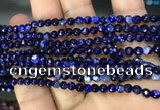 CAA2835 15 inches 4mm faceted round fire crackle agate beads wholesale