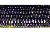 CAA2881 15 inches 6mm faceted round fire crackle agate beads wholesale