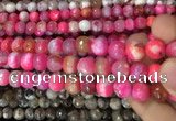 CAA3086 15 inches 10mm faceted round fire crackle agate beads wholesale