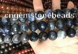 CAA3245 15 inches 16mm faceted round fire crackle agate beads wholesale