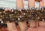 CAA3269 15 inches 4mm faceted round agate beads wholesale