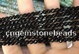 CAA3271 15 inches 4mm faceted round agate beads wholesale