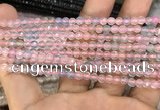 CAA3275 15 inches 4mm faceted round agate beads wholesale