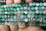 CAA3309 15 inches 6mm faceted round agate beads wholesale