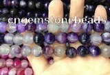 CAA3398 15 inches 12mm faceted round agate beads wholesale