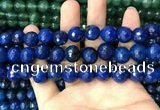 CAA3408 15 inches 12mm faceted round agate beads wholesale