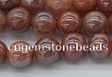 CAA3501 15.5 inches 6mm round AB-color fire agate beads wholesale