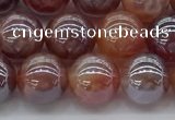 CAA3502 15.5 inches 8mm round AB-color fire agate beads wholesale