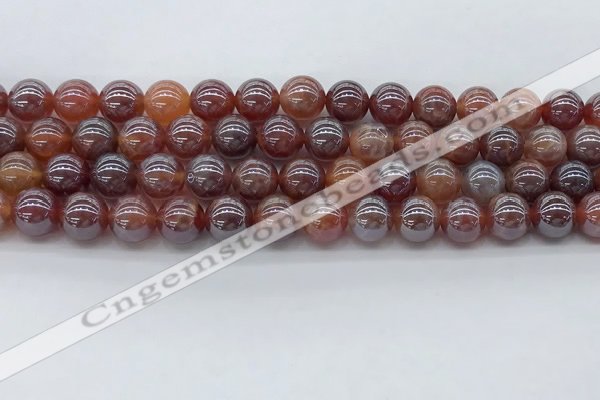 CAA3502 15.5 inches 8mm round AB-color fire agate beads wholesale