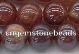 CAA3503 15.5 inches 10mm round AB-color fire agate beads wholesale