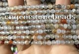 CAA3596 15.5 inches 4mm round dendritic agate beads wholesale