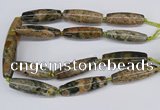 CAA3617 15.5 inches 18*50mm - 15*55mm rice ocean agate beads