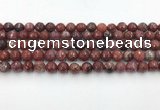 CAA3629 15.5 inches 6mm faceted round Portuguese agate beads