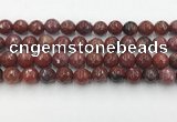 CAA3631 15.5 inches 10mm faceted round Portuguese agate beads