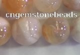 CAA3644 15.5 inches 8mm round sakura agate beads wholesale