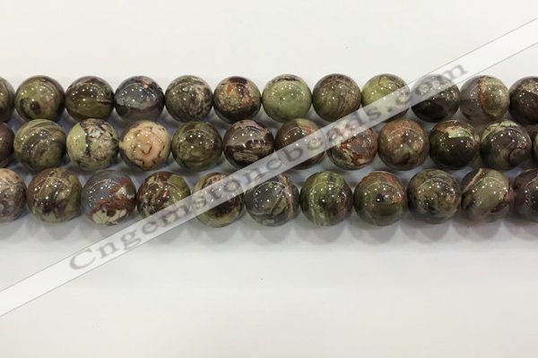 CAA3704 15.5 inches 16mm round rainforest agate beads wholesale