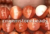 CAA3761 15.5 inches 6mm round red botswana agate beads wholesale