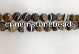 CAA3802 15.5 inches 12mm round line agate beads wholesale