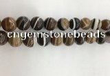 CAA3804 15.5 inches 16mm round line agate beads wholesale